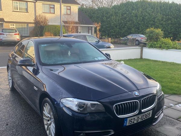 BMW 5-Series Saloon, Diesel, 2015, Blue