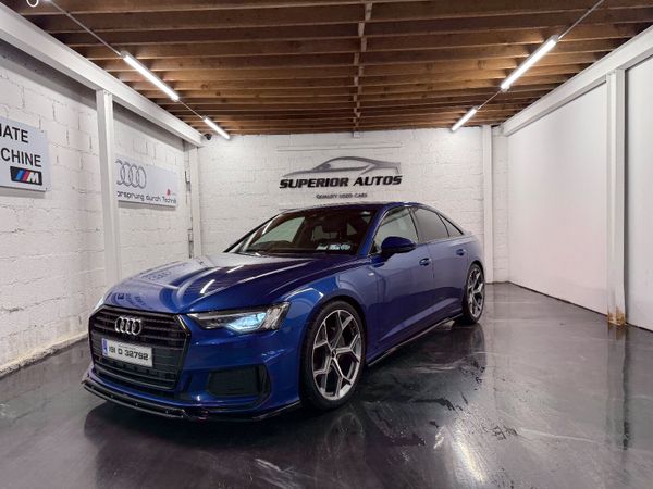 Audi A6 Saloon, Diesel, 2019, Blue