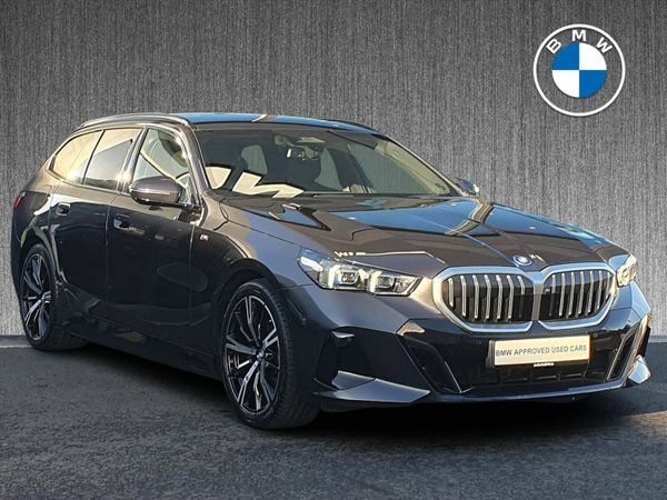 BMW 5-Series Estate, Petrol Plug-in Hybrid, 2025, Grey