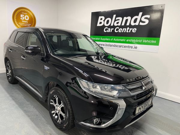 Mitsubishi Outlander SUV, Petrol Plug-in Hybrid, 2017, Black