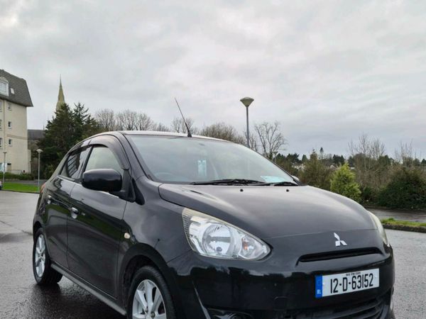 Mitsubishi Mirage Hatchback, Petrol, 2012, Black