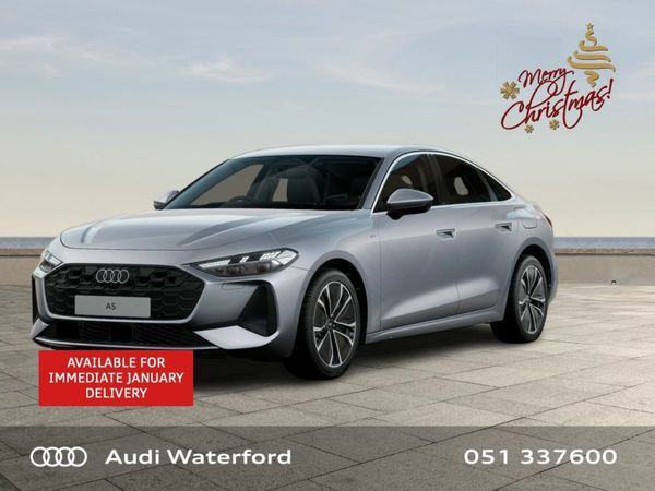 Audi A5 Saloon, Petrol Hybrid, 2026, Silver