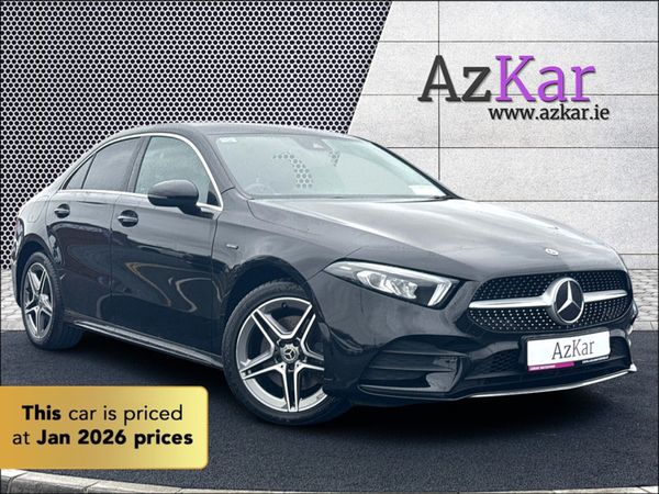 Mercedes-Benz A-Class Saloon, Petrol Plug-in Hybrid, 2021, Black