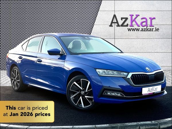 Skoda Octavia Hatchback, Petrol Plug-in Hybrid, 2021, Blue