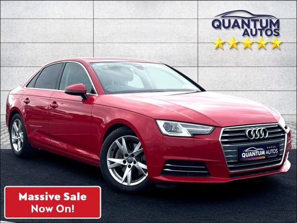 Audi A4 Saloon, Diesel, 2018, Red