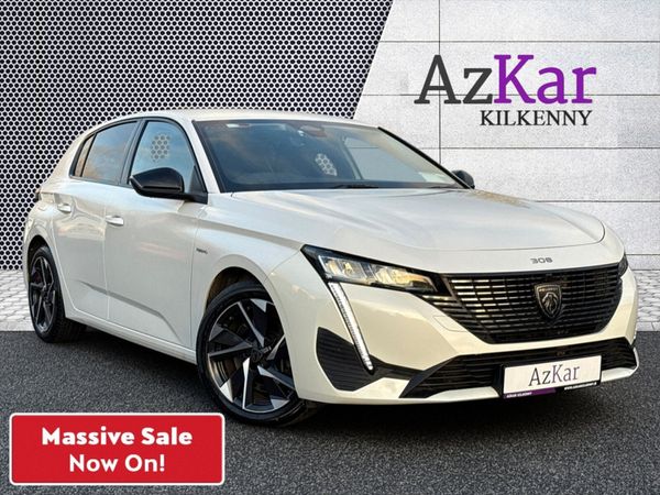 Peugeot 308 Hatchback, Petrol Plug-in Hybrid, 2022, White