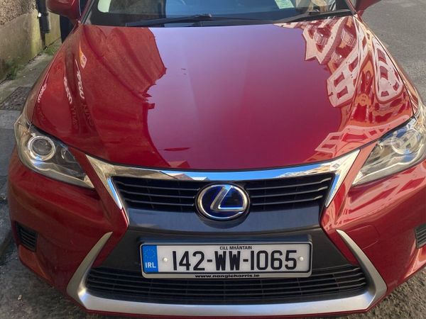 Lexus CT Hatchback, Petrol Hybrid, 2014, Red