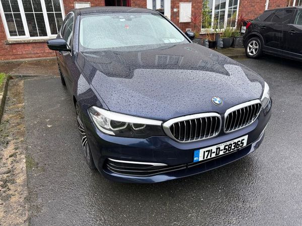 BMW 5-Series Saloon, Diesel, 2017, Blue