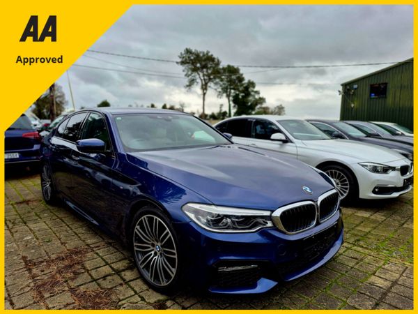 BMW 5-Series Saloon, Diesel, 2017, Blue