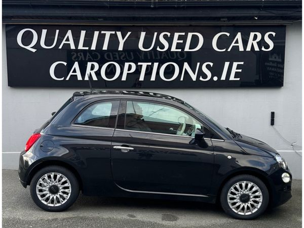 Fiat 500 Hatchback, Petrol, 2018, Black