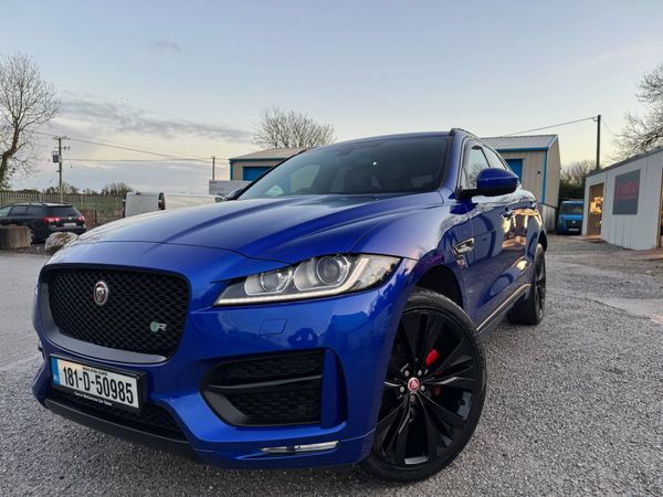 Jaguar F-Pace SUV, Diesel, 2018, Blue