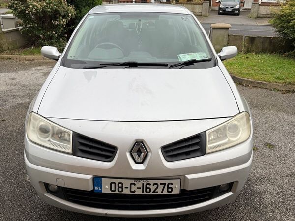 Renault Megane Saloon, Petrol, 2008, Silver