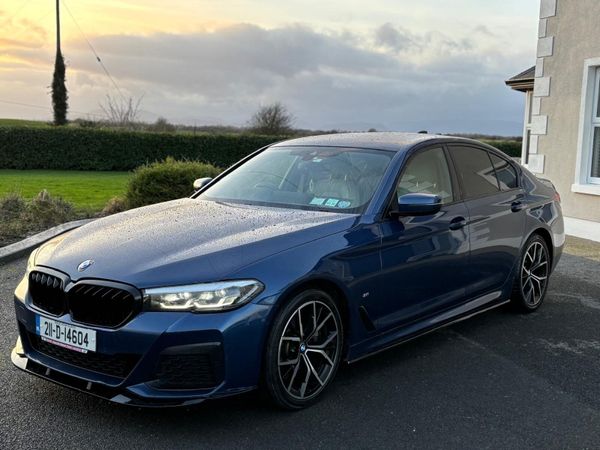 BMW 5-Series Saloon, Diesel, 2021, Blue