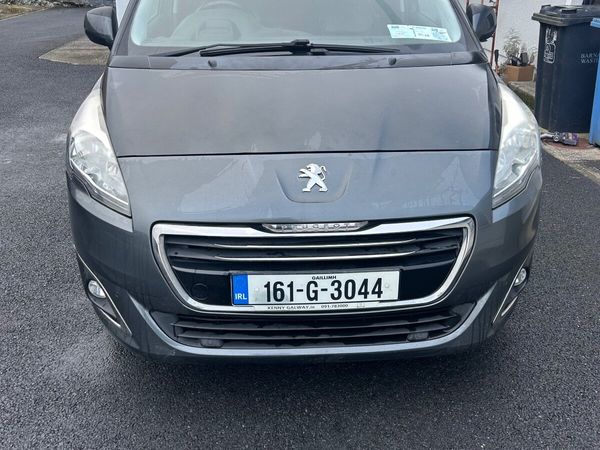 Peugeot 5008 MPV, Diesel, 2016, Grey