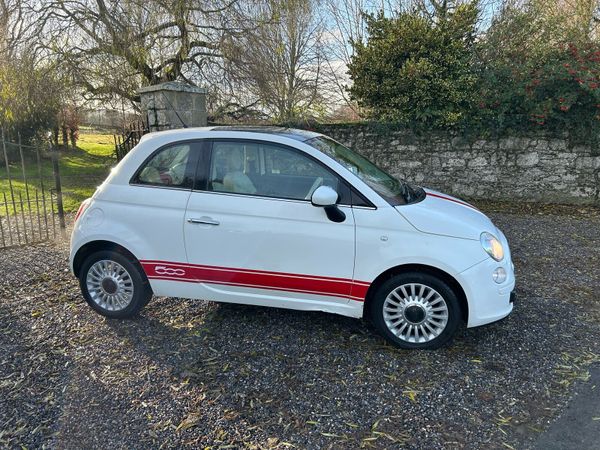 Fiat 500 Hatchback, Petrol, 2011, White
