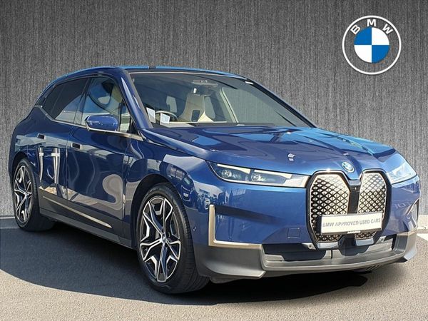 BMW iX SUV, Electric, 2022, Blue