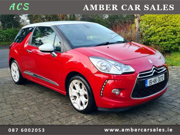 Citroen DS 3 Hatchback, Petrol, 2015, Red