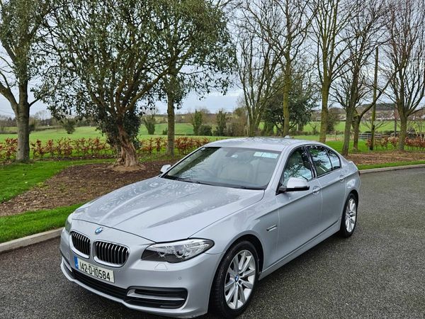 BMW 5-Series Saloon, Diesel, 2014, Silver