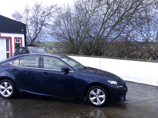 Lexus IS Saloon, Petrol Hybrid, 2014, Blue