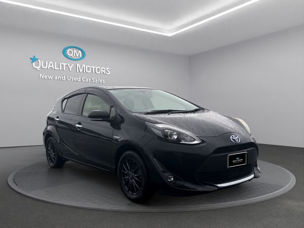Toyota Aqua Hatchback, Petrol Hybrid, 2019, Black
