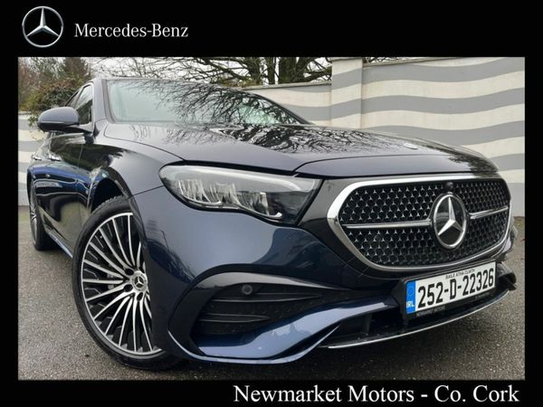 Mercedes-Benz E-Class Saloon, Diesel Plug-in Hybrid, 2025, Blue