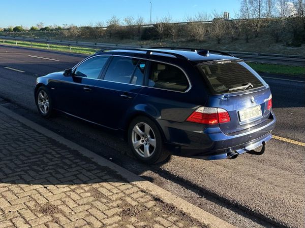 BMW 5-Series Estate, Diesel, 2008, Blue