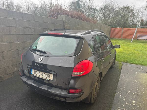 Renault Clio Estate, Petrol, 2009, Black