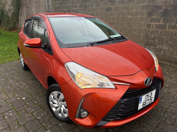 Toyota Vitz Hatchback, Petrol, 2017, Orange