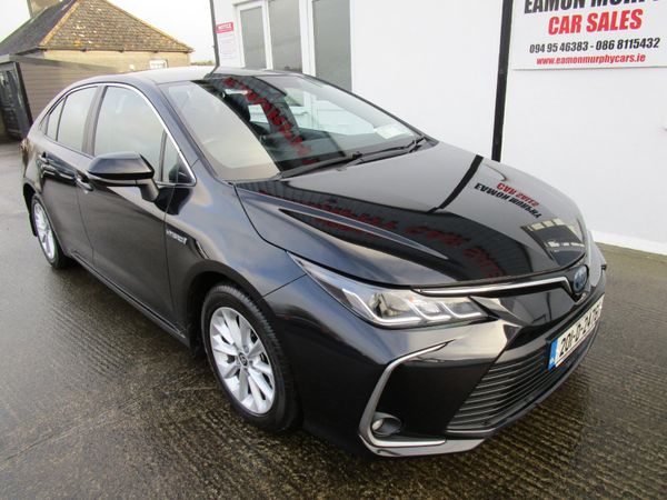 Toyota Corolla Saloon, Petrol Hybrid, 2020, Black