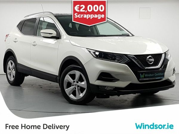 Nissan Qashqai MPV, Petrol, 2020, White
