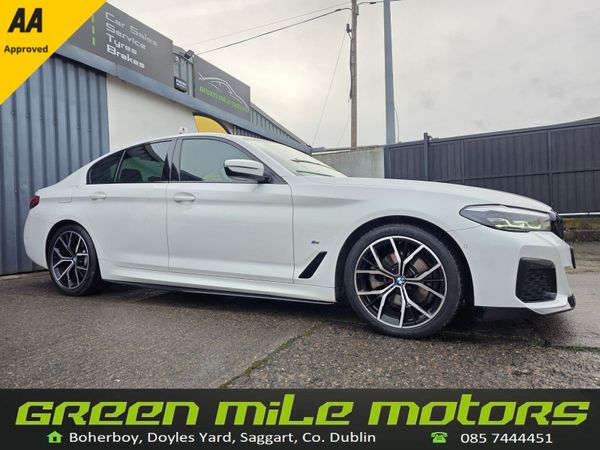 BMW 5-Series Saloon, Diesel, 2021, White