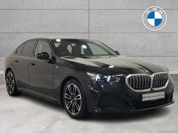 BMW 5-Series Saloon, Petrol Plug-in Hybrid, 2025, Black