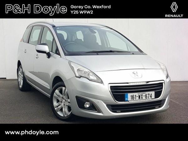 Peugeot 5008 MPV, Diesel, 2016, Grey