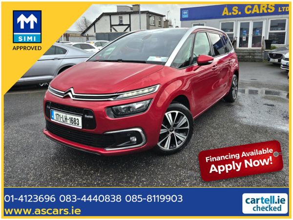 Citroen Grand C4 Picasso MPV, Diesel, 2017, Red