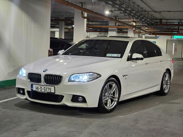 BMW 5-Series Saloon, Diesel, 2014, White