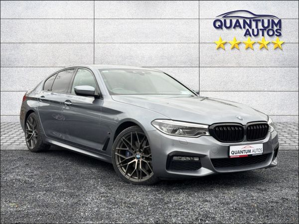 BMW 5-Series Saloon, Petrol Plug-in Hybrid, 2018, Blue