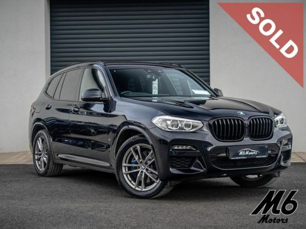 BMW X3 Estate, Petrol Hybrid, 2021, Black