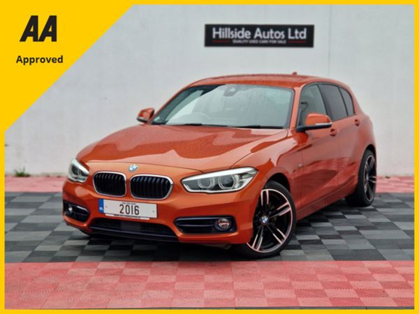 BMW 1-Series Hatchback, Diesel, 2016, Orange