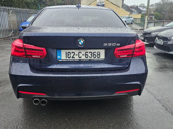 BMW 3-Series Saloon, Petrol Plug-in Hybrid, 2018, Blue