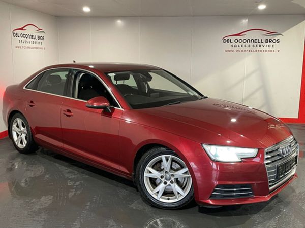 Audi A4 Saloon, Diesel, 2017, Red
