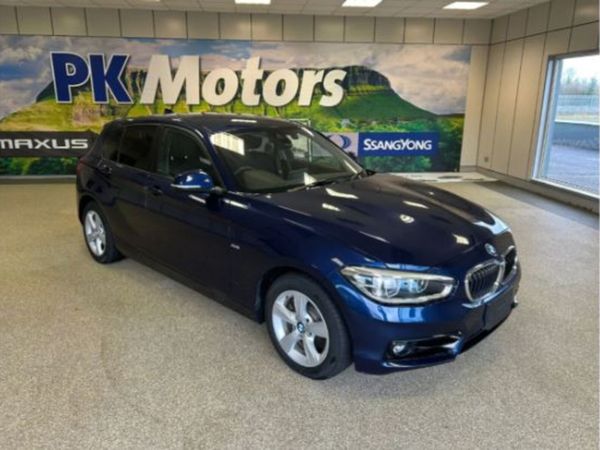 BMW 1-Series Hatchback, Petrol, 2017, Blue