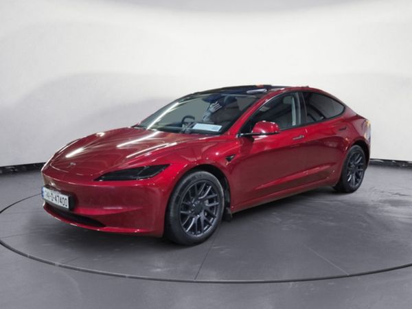 Tesla Model 3 Saloon, Electric, 2024, Red
