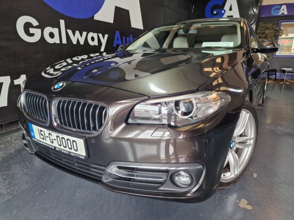 BMW 5-Series Saloon, Diesel, 2015, Brown