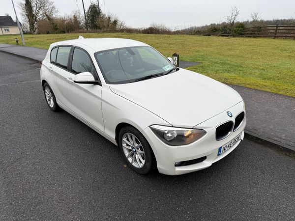 BMW 1-Series Hatchback, Diesel, 2014, White