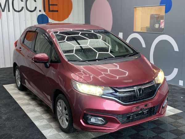 Honda Fit Hatchback, Petrol Hybrid, 2017, Red