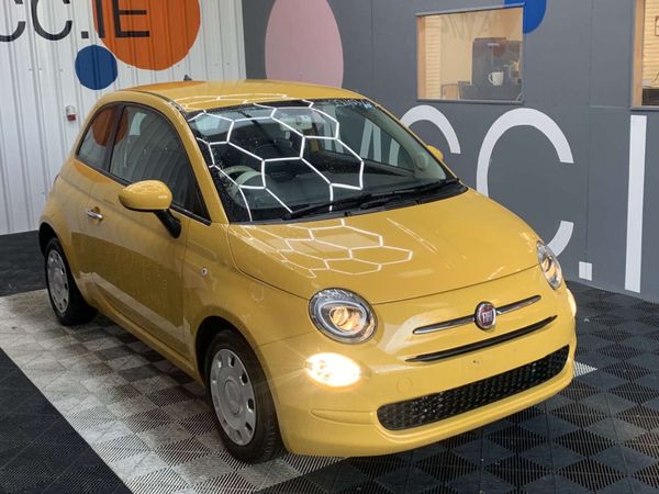 Fiat 500 Hatchback, Petrol, 2017, Yellow