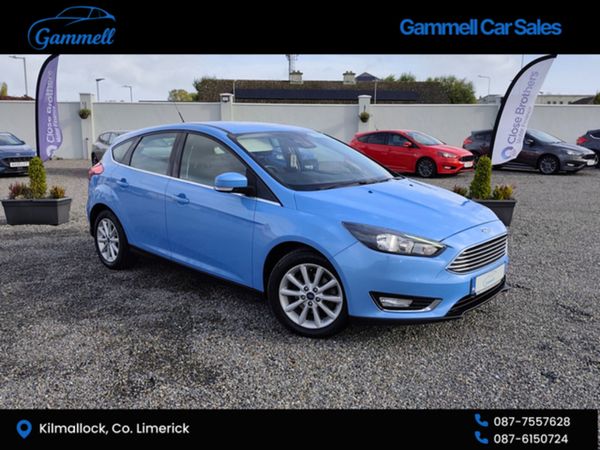 Ford Focus Hatchback, Diesel, 2017, Blue