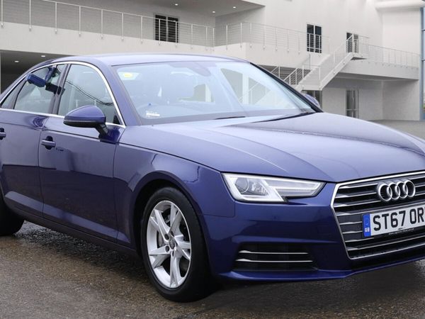 Audi A4 Saloon, Diesel, 2018, Blue