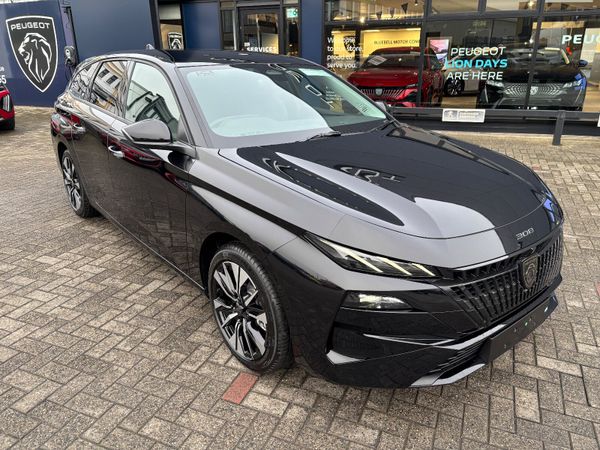 Peugeot 308 Estate, Petrol Hybrid, 2026, Black
