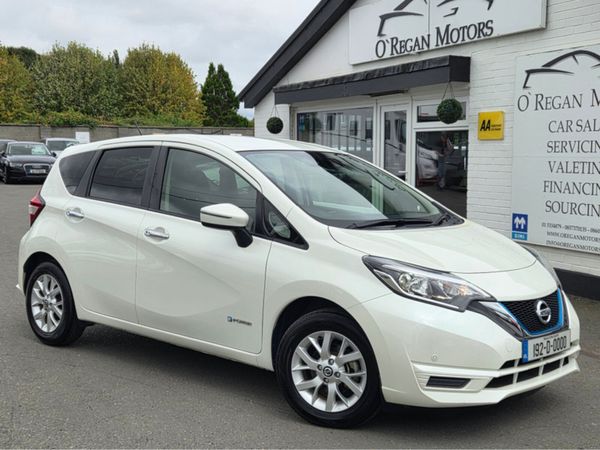 Nissan Note Hatchback, Petrol Hybrid, 2019, White